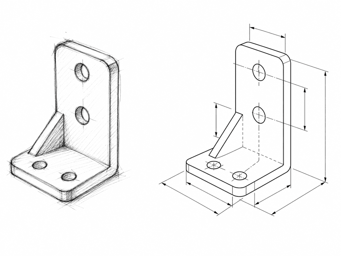 قم بتحميل رسم تخطيطي مرسوم باليد على DrawCAD ، لتحصل على رسم نظيف على CAD