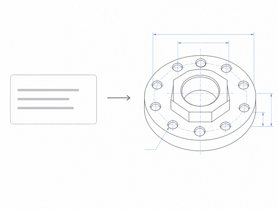 أدخل كلمة تلميح نصية في DrawCAD ، لتحصل على رسم هندسي على CAD